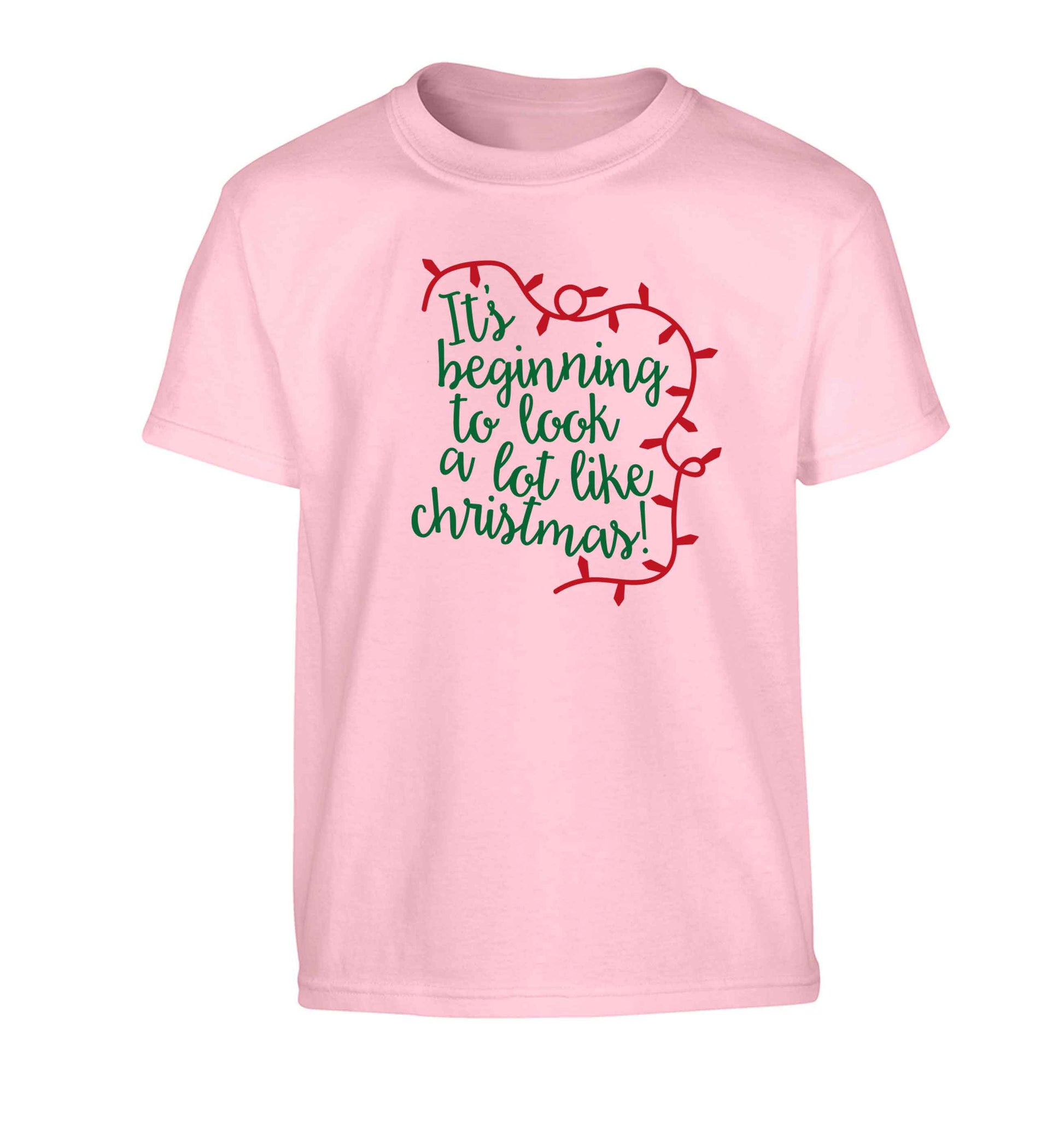 It's beginning to look a lot like Christmas Children's light pink Tshirt 12-13 Years