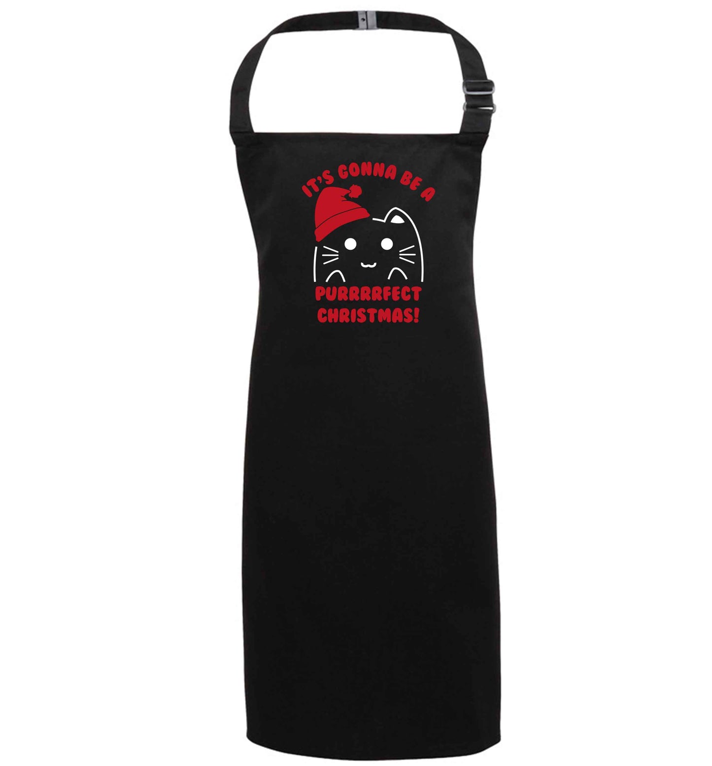 It's going to be a purrfect Christmas black apron 7-10 years