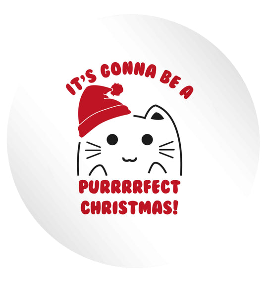 It's going to be a purrfect Christmas 24 @ 45mm matt circle stickers