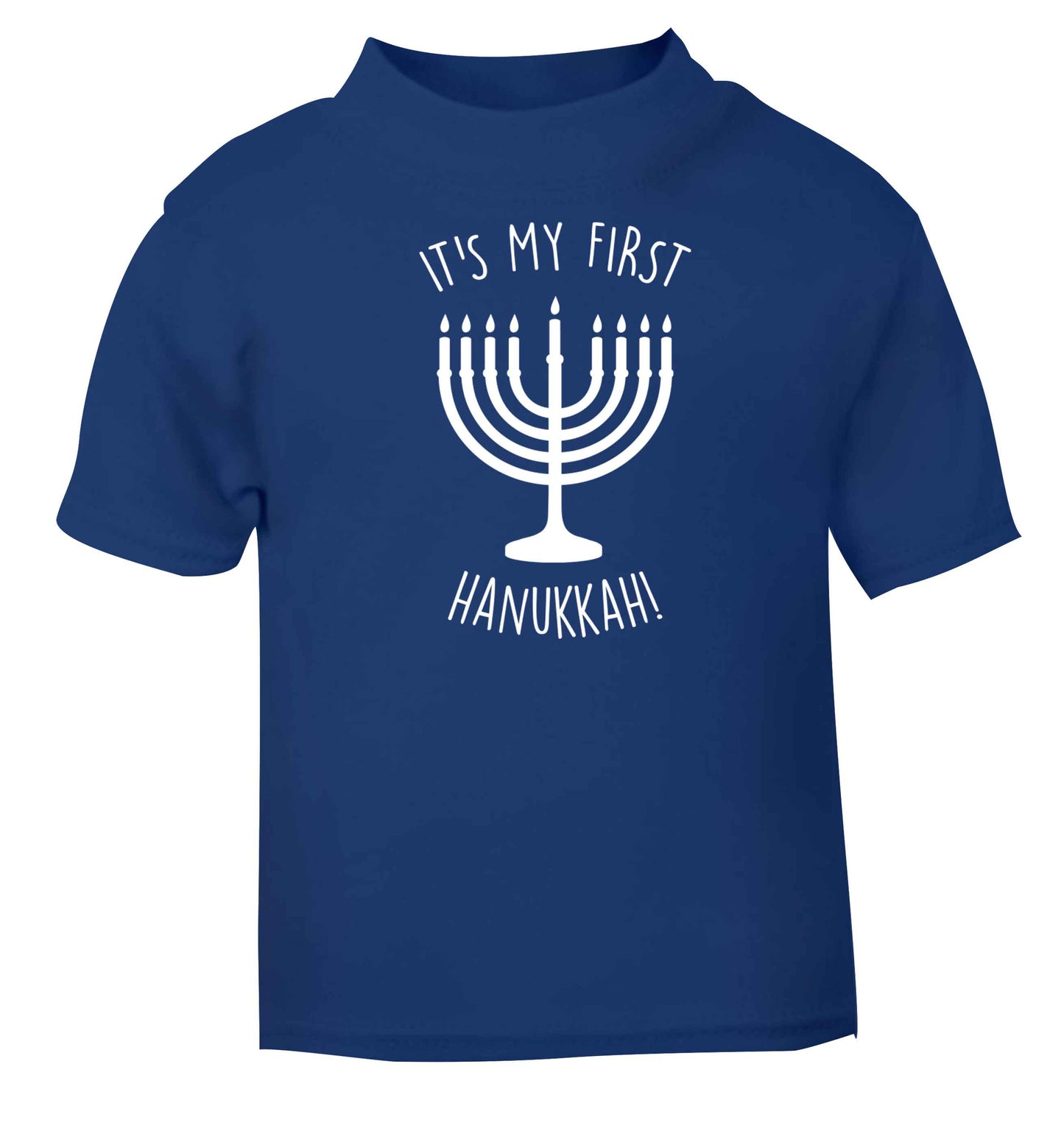 It's my first hanukkah blue baby toddler Tshirt 2 Years