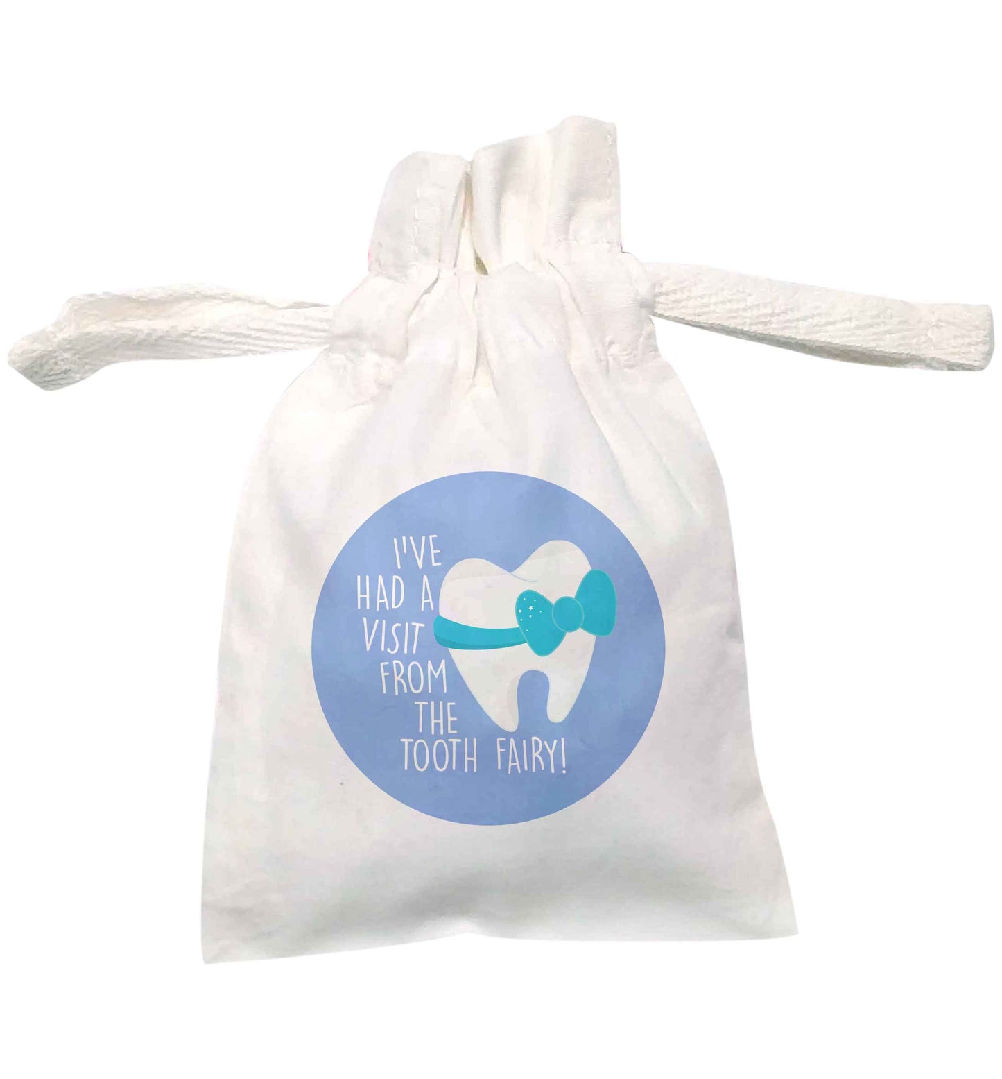 I've had a visit from the tooth fairy | XS drawstring pouch | Organic Cotton Bag