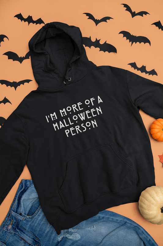 I'm more of a halloween person black hoodie