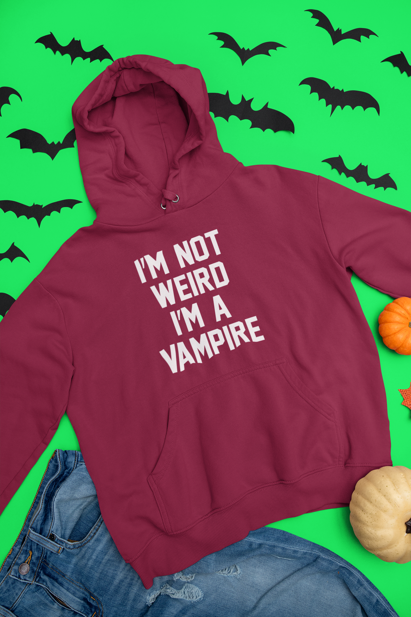 I'm not weird I'm a vampire | Adult's Hoodie