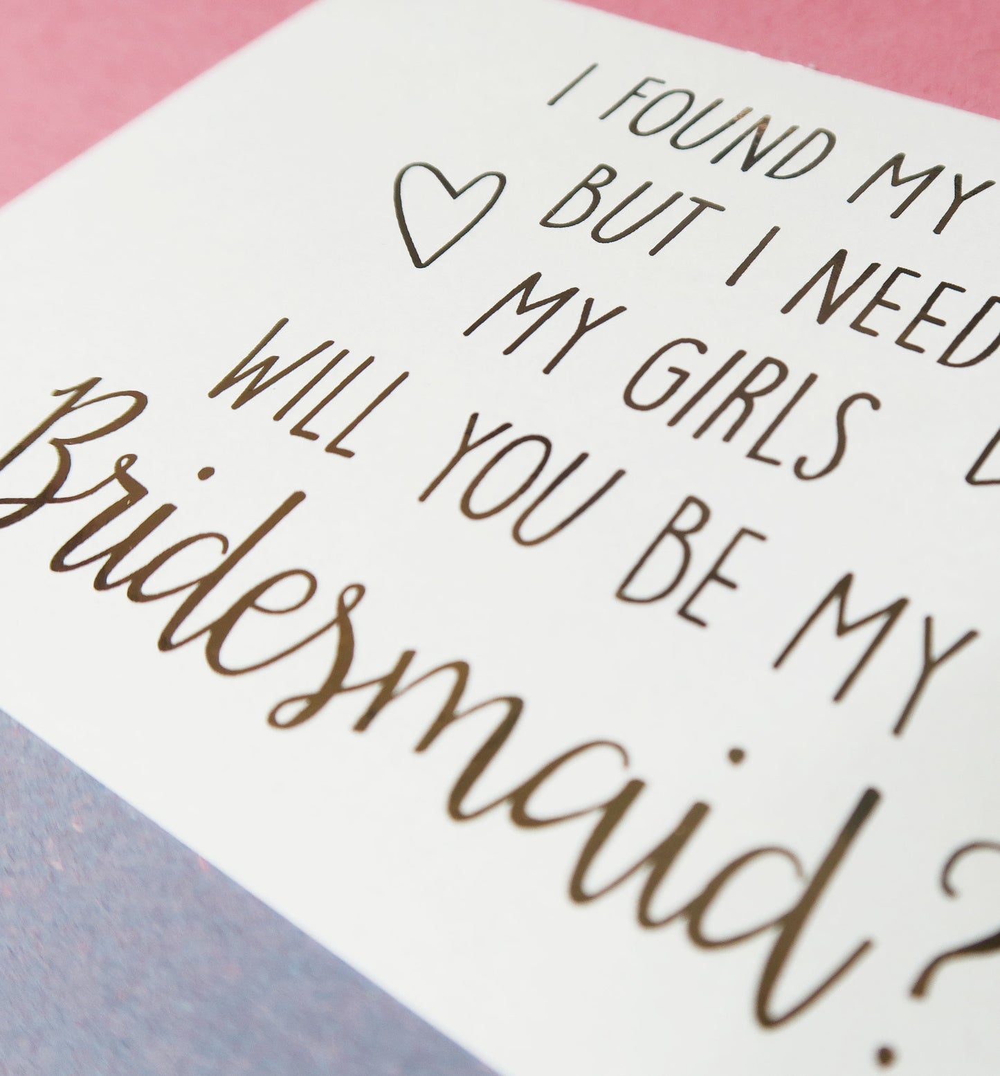 Mum thanks for giving me the weird bit of your personality  | Foiled print / greeting card
