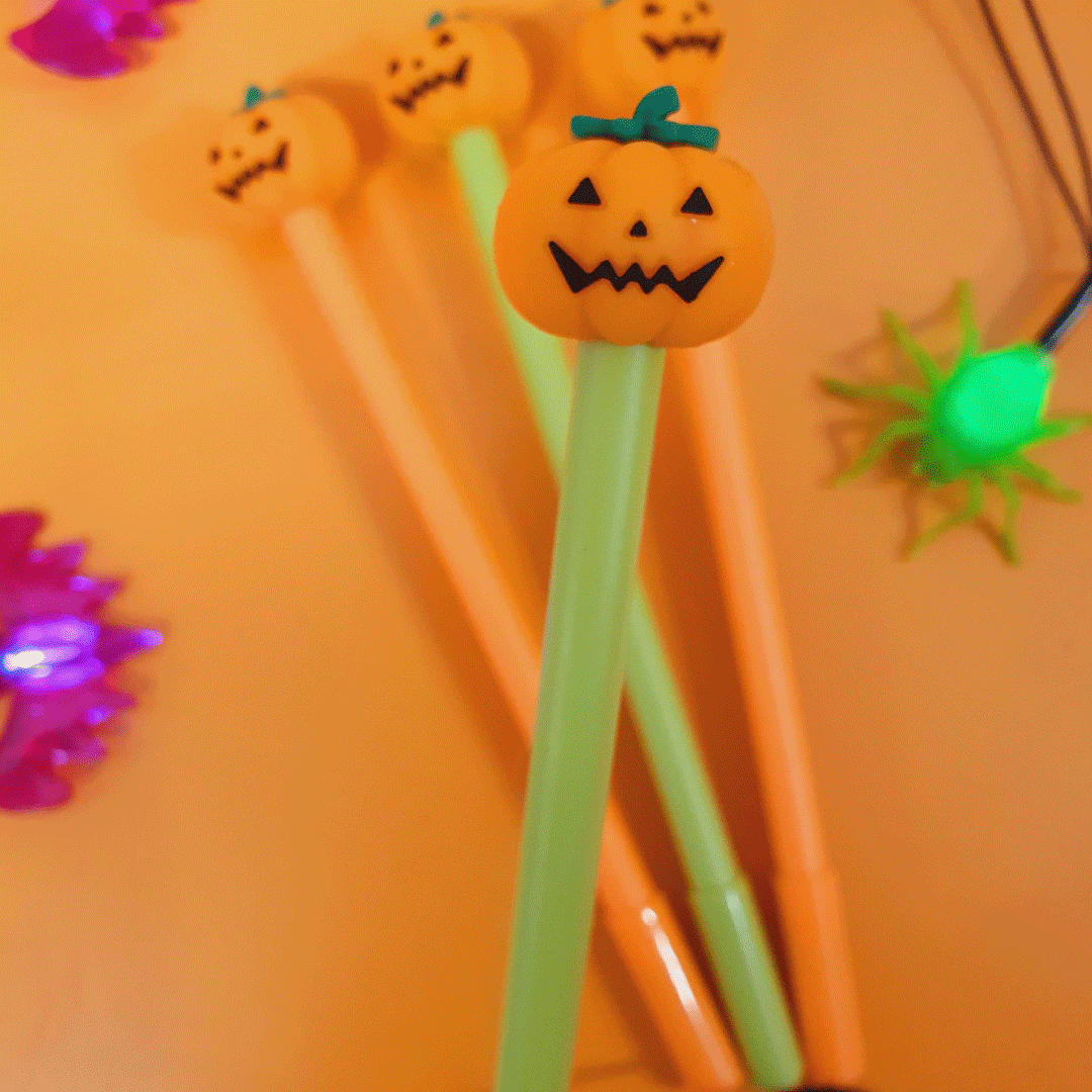 Pumpkin Halloween novelty pens | Fine tip | Flox Creative