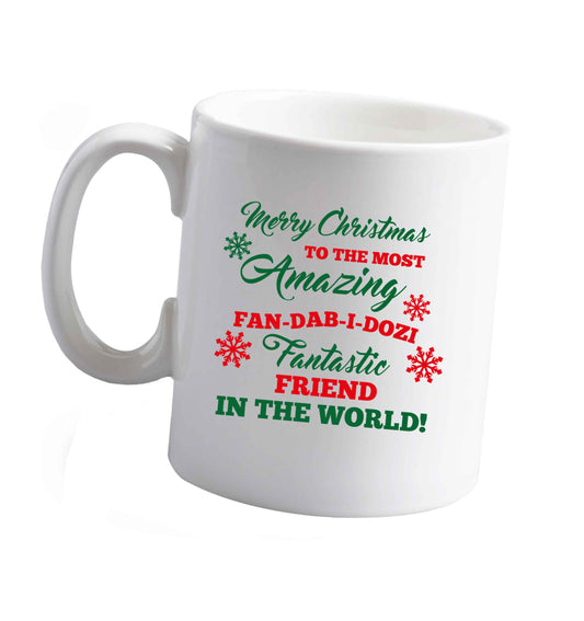 10 oz Tis The Season to Drink Whisky ceramic mug right handed