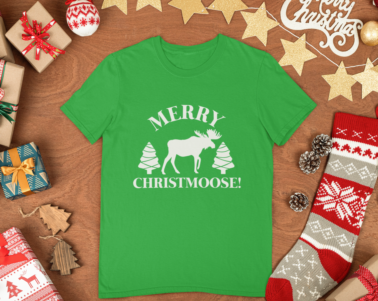 merry christmoose adults unisex T-Shirt