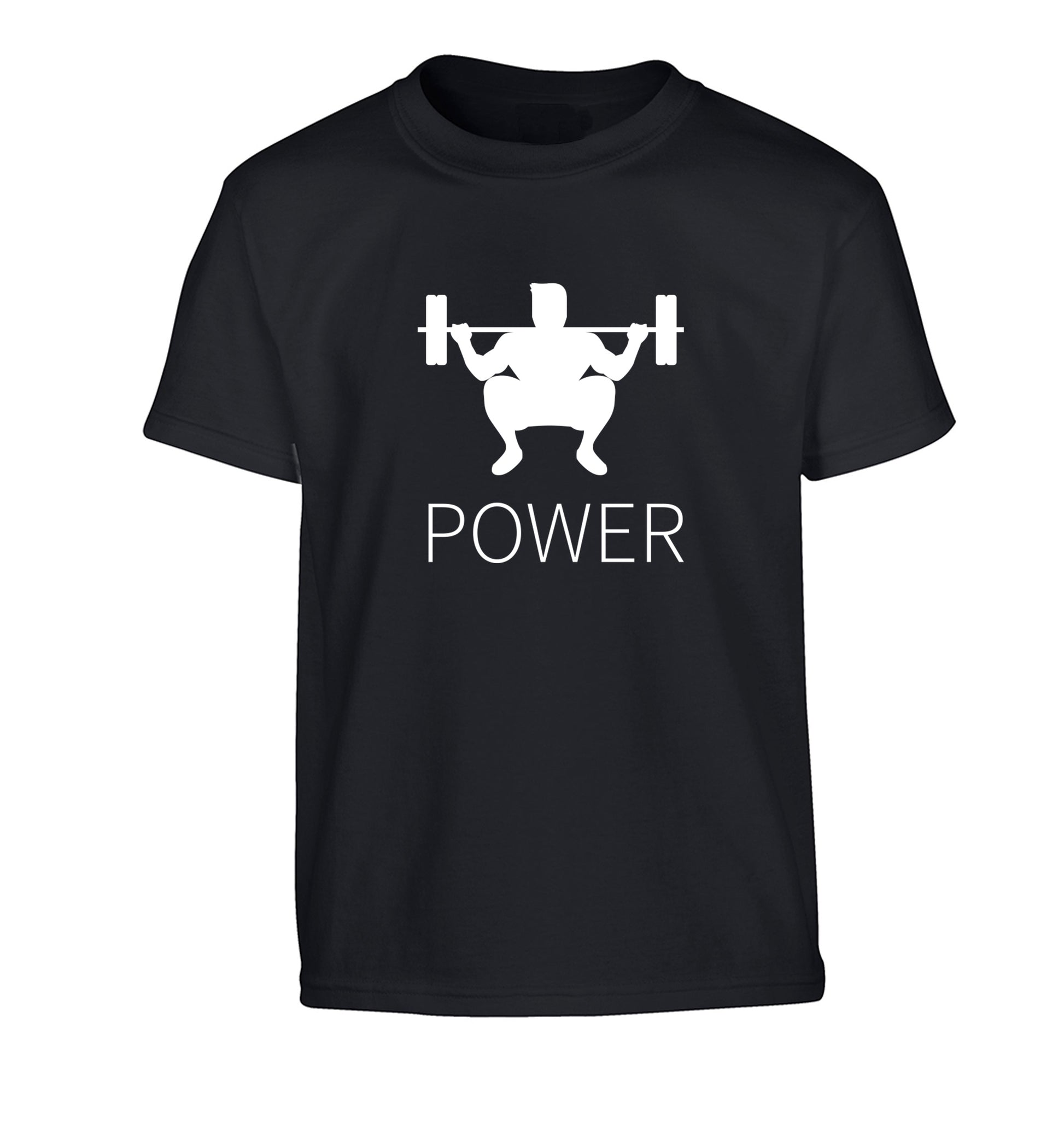 Lift power Children's black Tshirt 12-13 Years