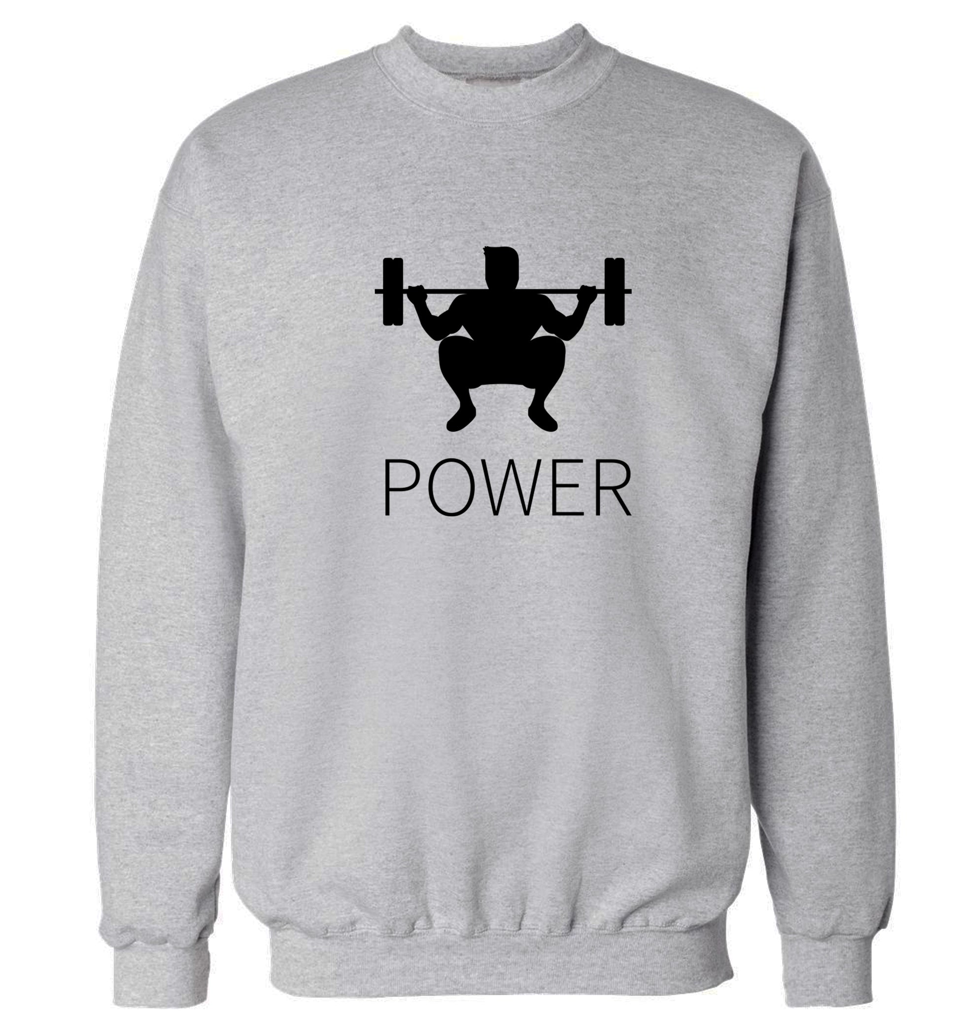 Lift power Adult's unisex grey Sweater 2XL