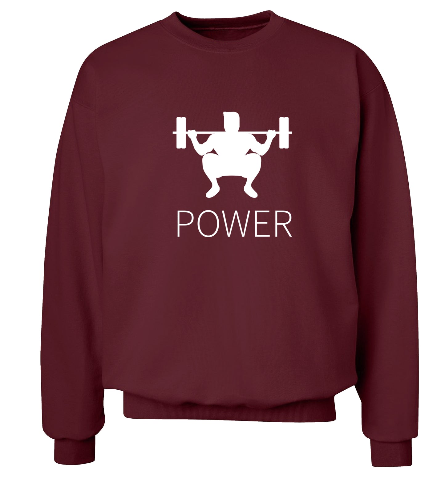Lift power Adult's unisex maroon Sweater 2XL