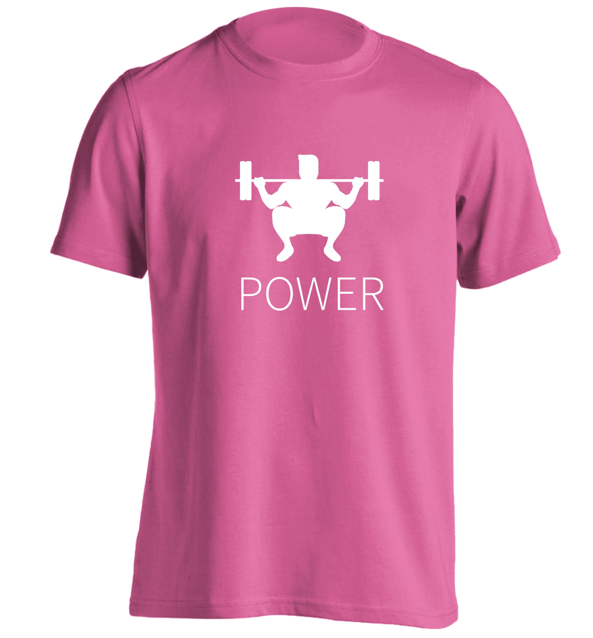 Lift power adults unisex pink Tshirt 2XL
