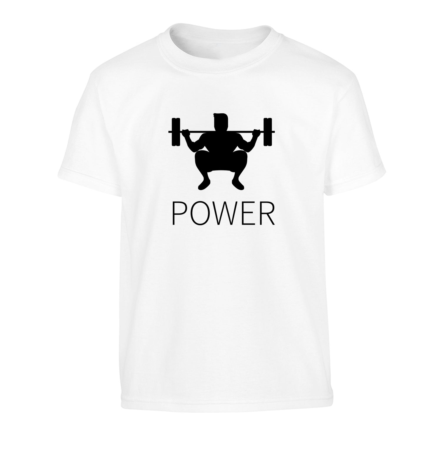 Lift power Children's white Tshirt 12-13 Years