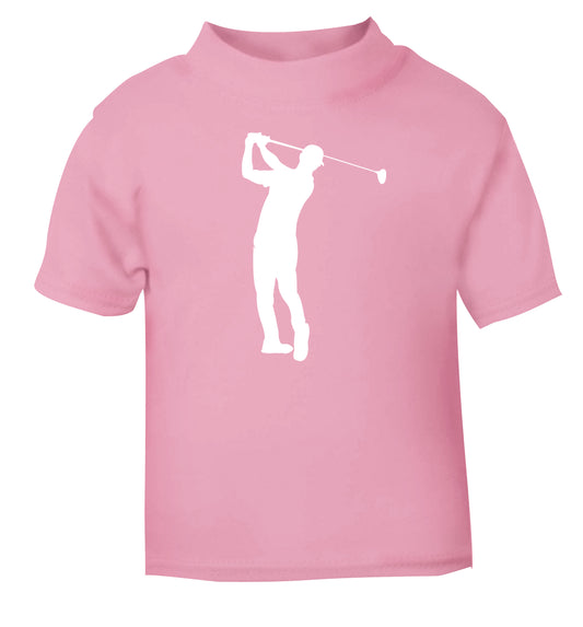 Golfer Illustration light pink Baby Toddler Tshirt 2 Years
