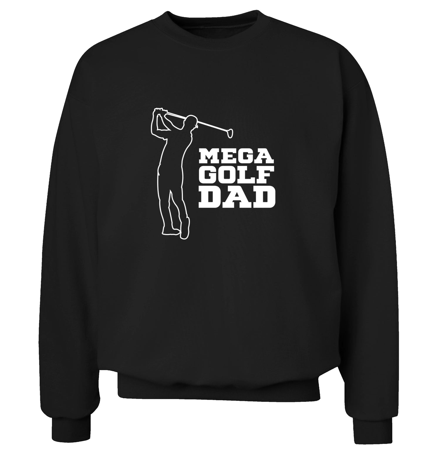 Mega golfing dad Adult's unisex black Sweater 2XL