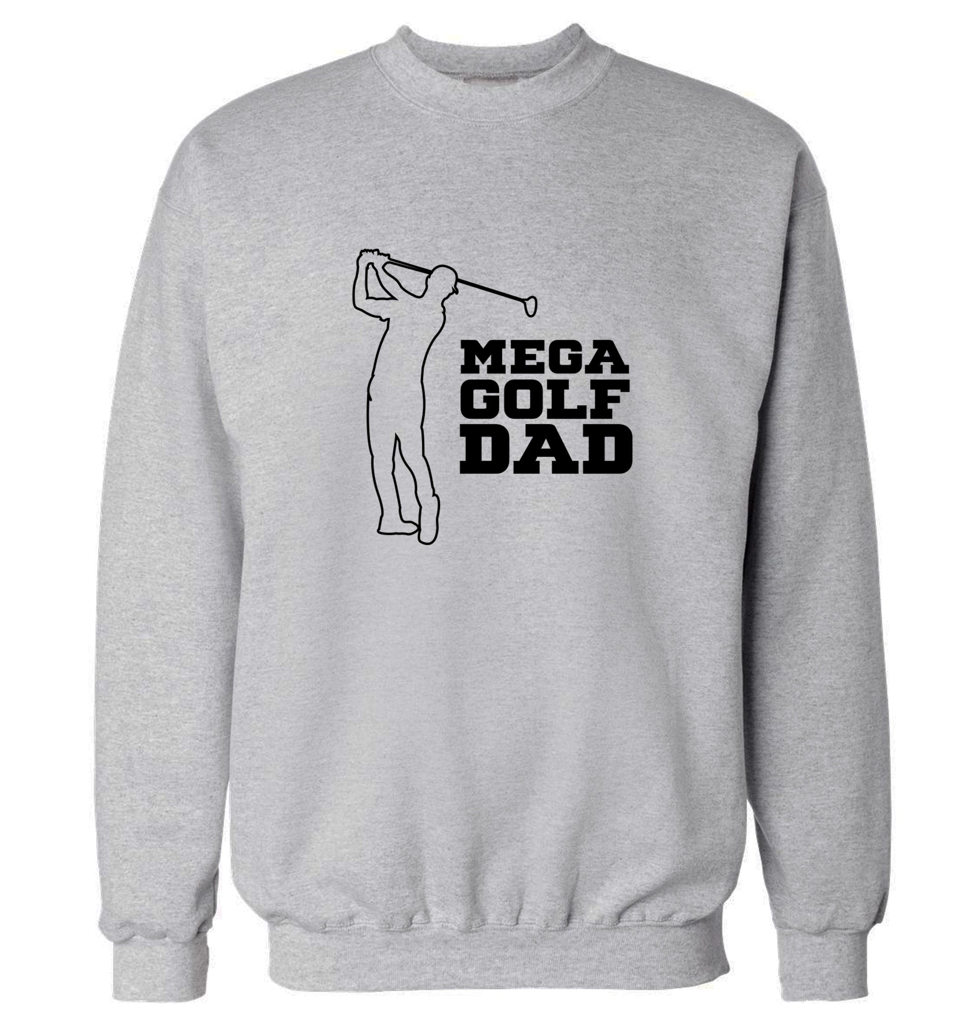 Mega golfing dad Adult's unisex grey Sweater 2XL