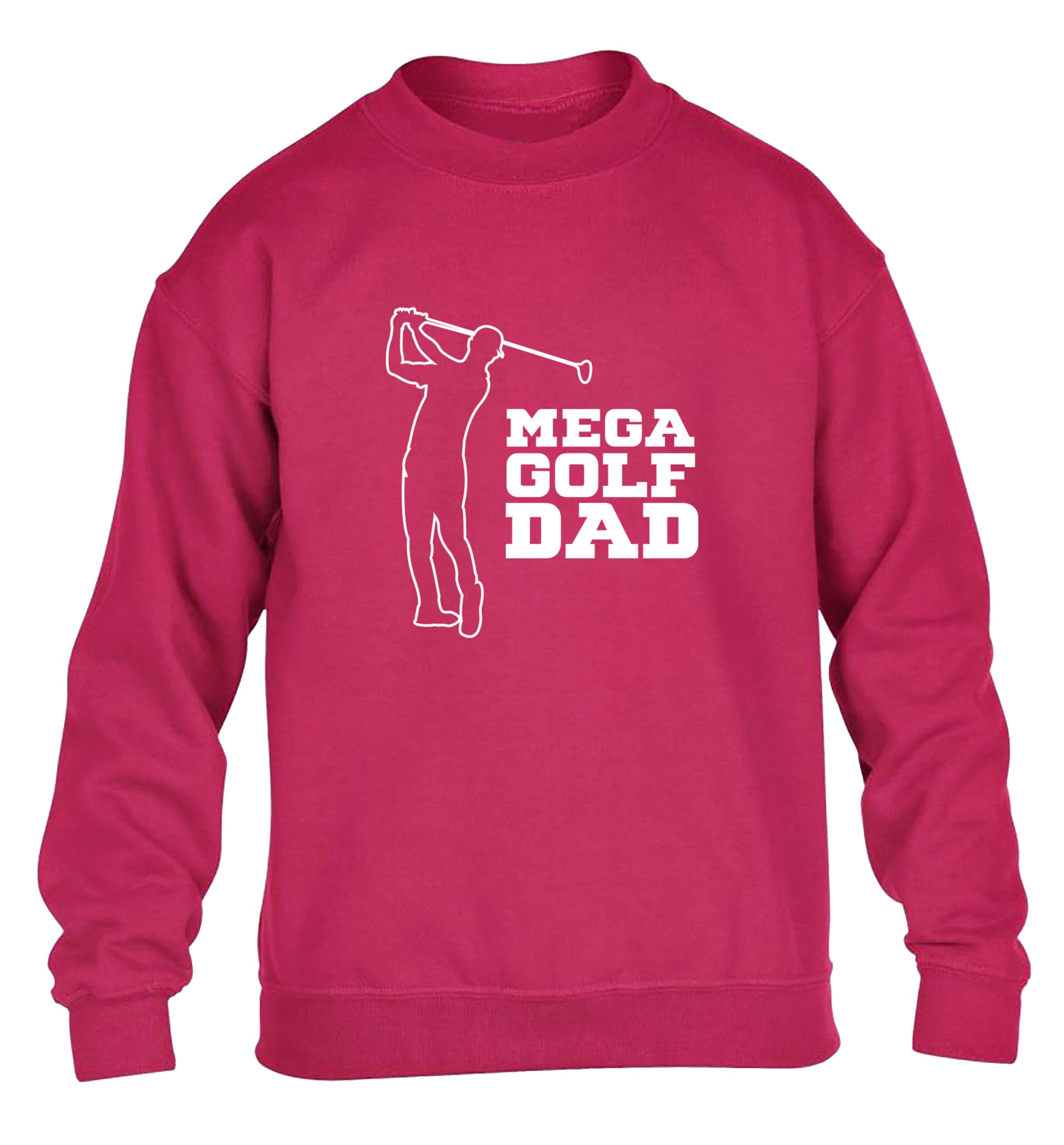 Mega golfing dad children's pink sweater 12-13 Years