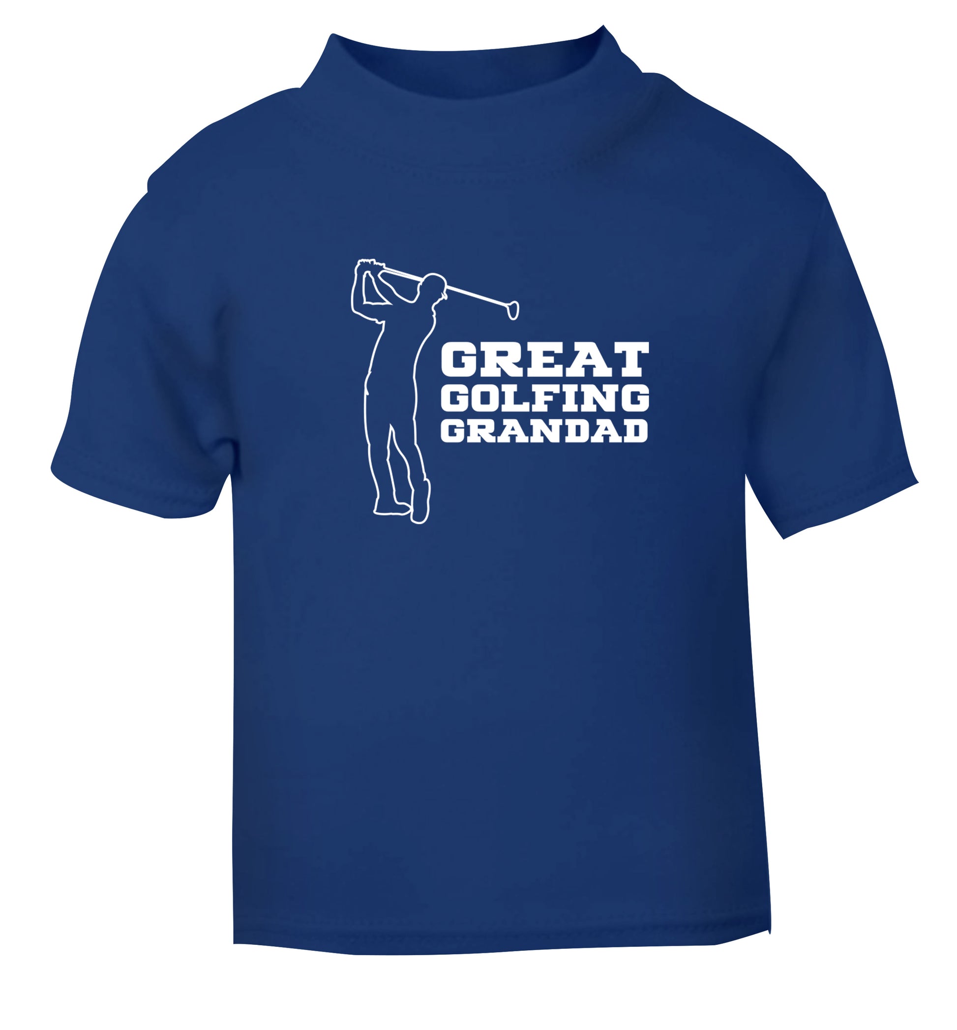 Great Golfing Grandad blue Baby Toddler Tshirt 2 Years