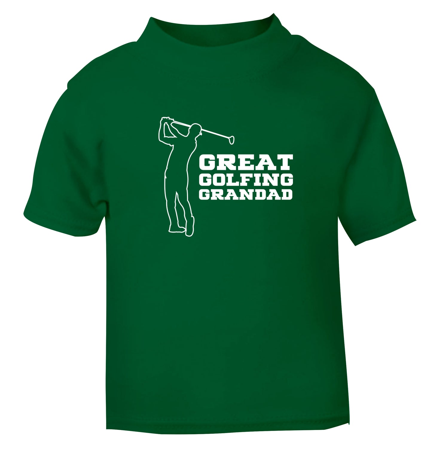 Great Golfing Grandad green Baby Toddler Tshirt 2 Years