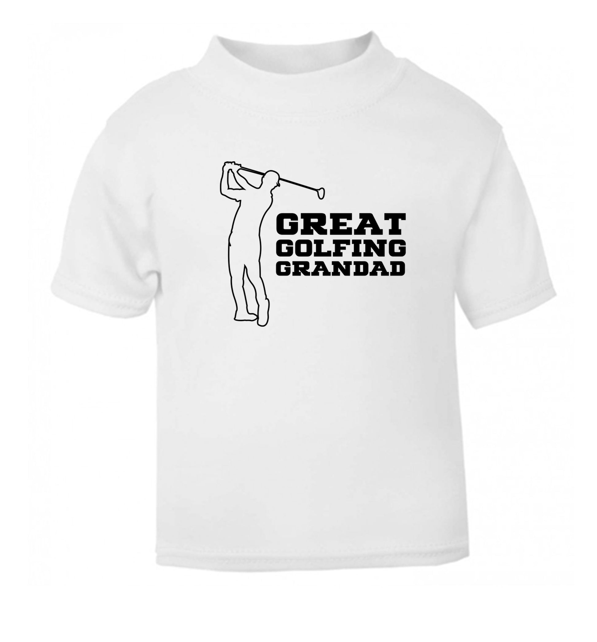 Great Golfing Grandad white Baby Toddler Tshirt 2 Years