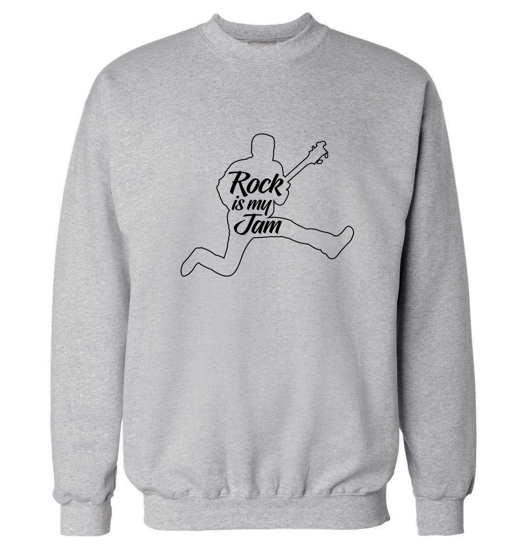 Rock is my jam Adult's unisex grey Sweater 2XL