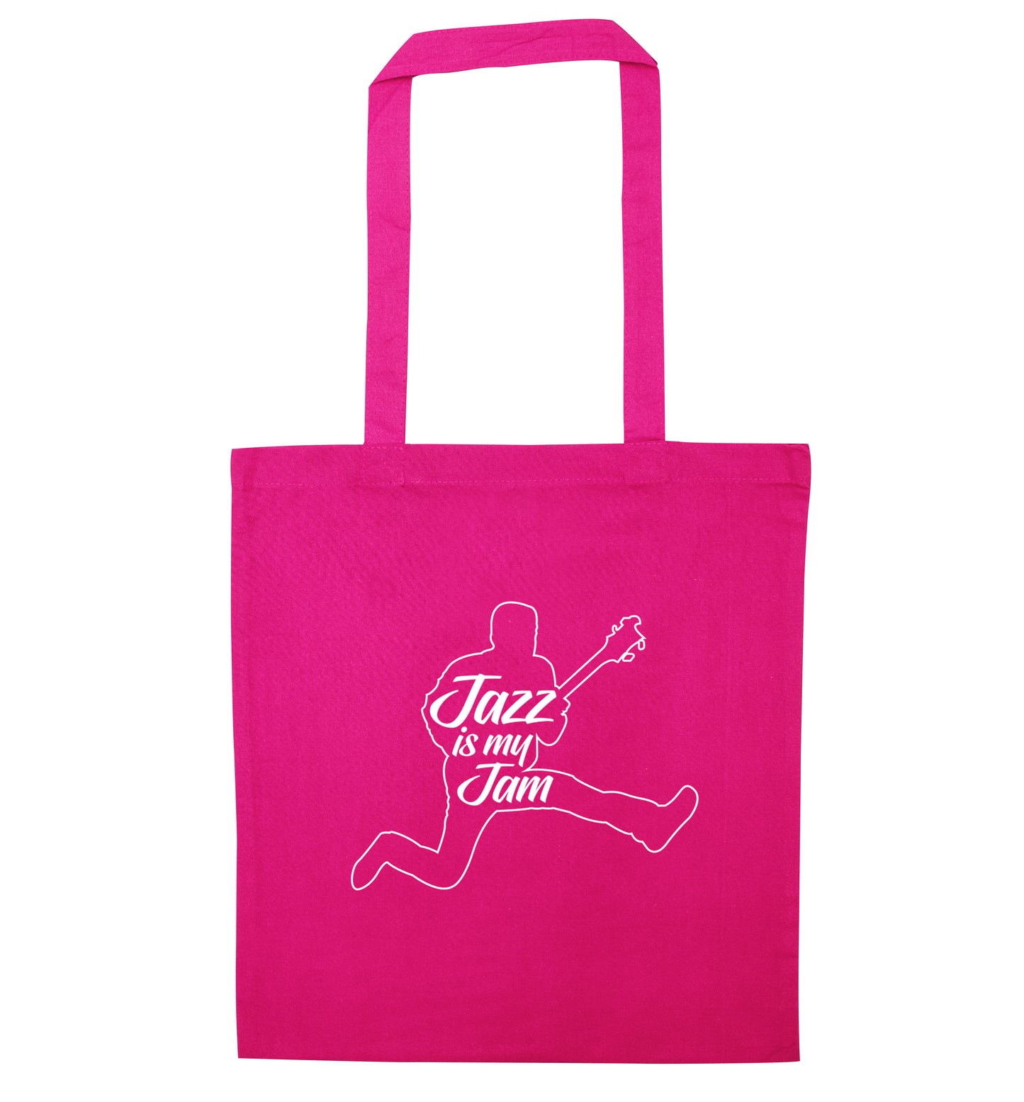 Jazz is my jam pink tote bag