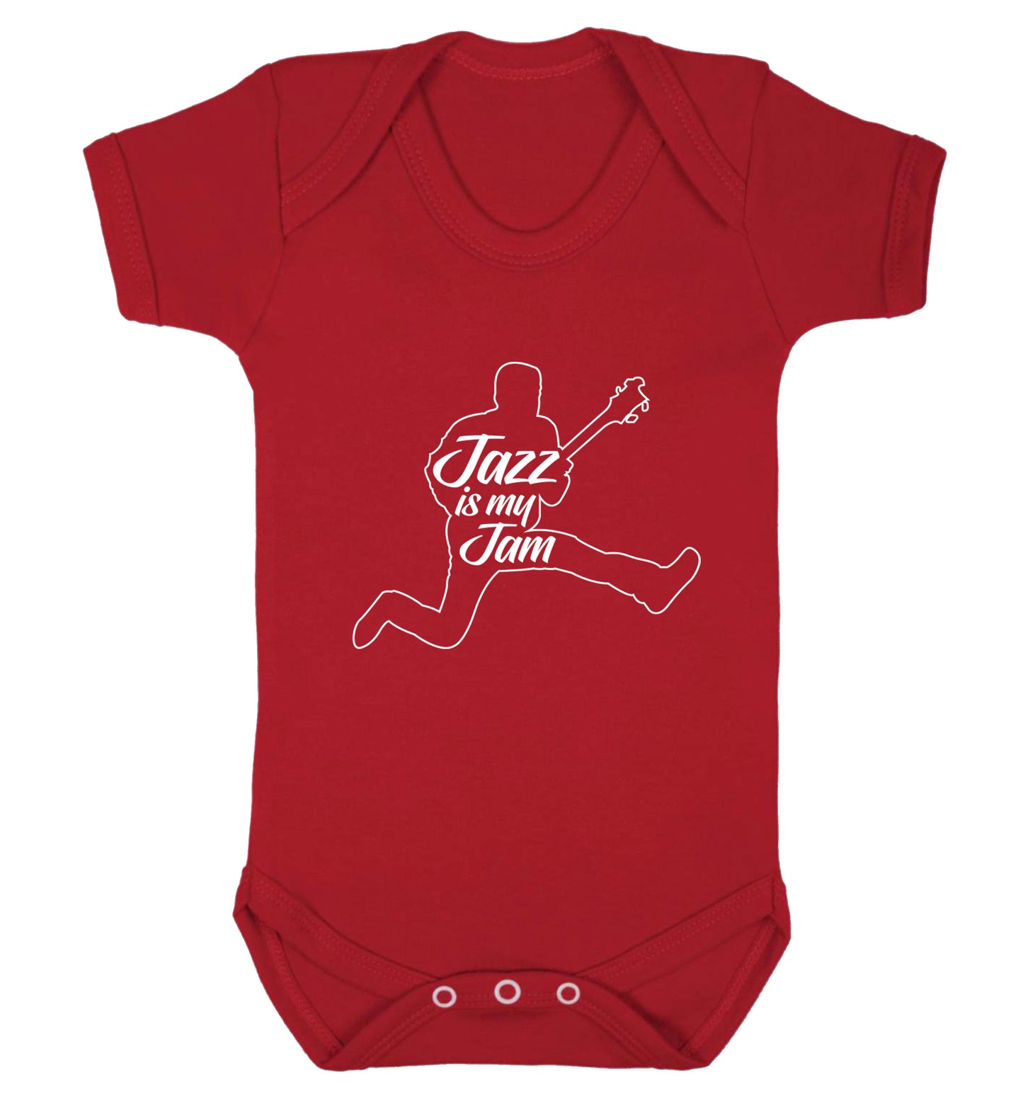 Jazz is my jam Baby Vest red 18-24 months