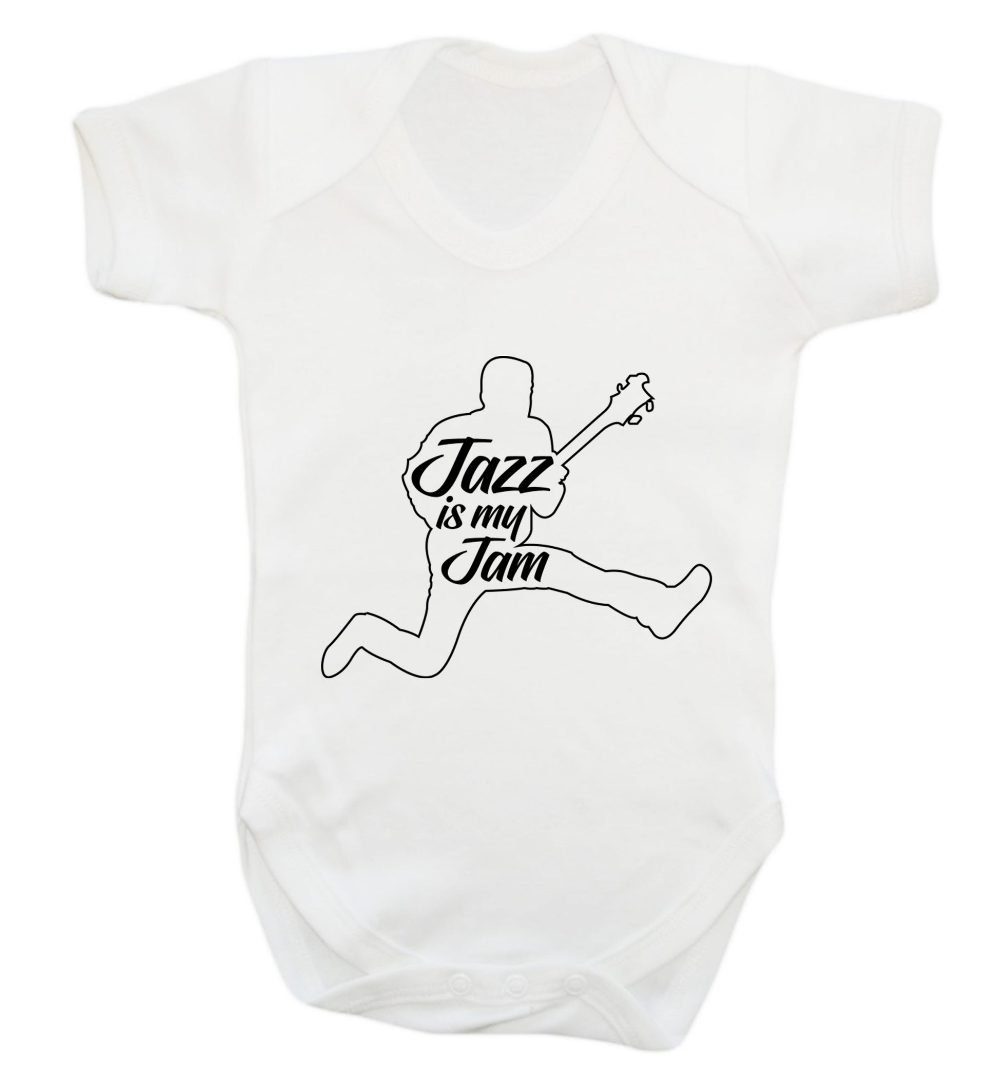 Jazz is my jam Baby Vest white 18-24 months