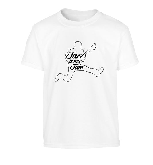 Jazz is my jam Children's white Tshirt 12-13 Years