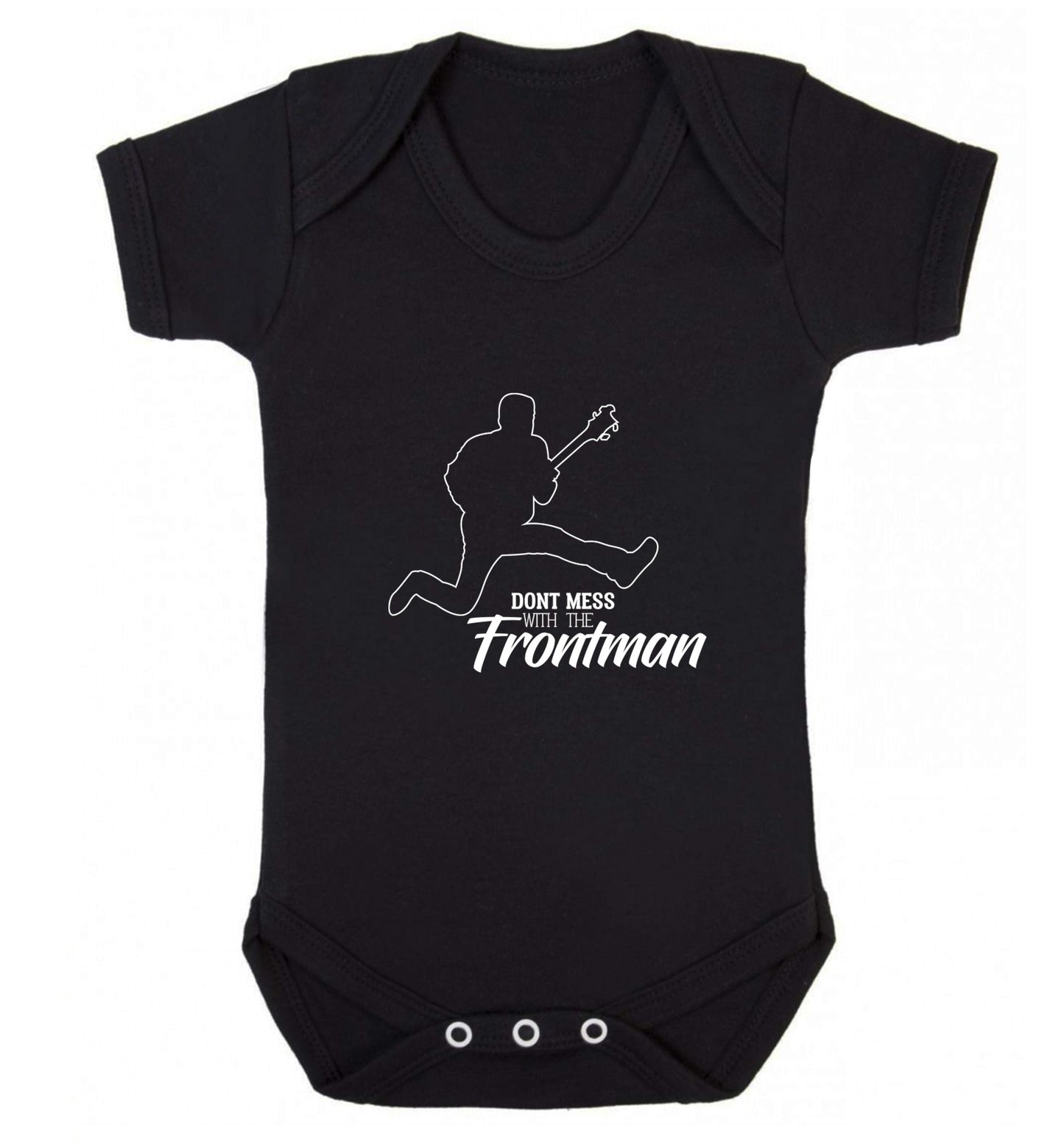 Don't mess with the frontman Baby Vest black 18-24 months