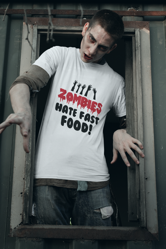 Zombies hate fast food | Adult's unisex Tshirt